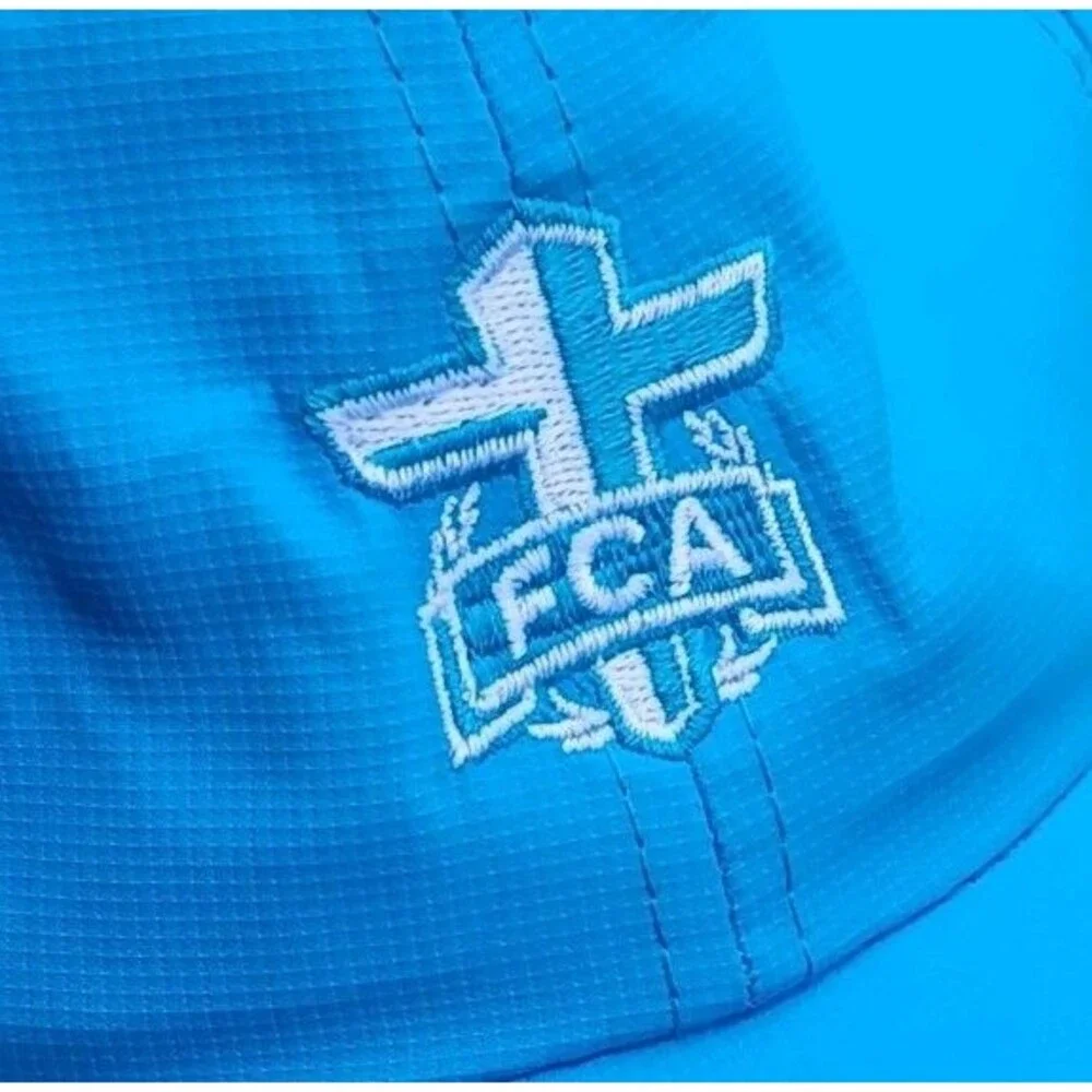 Fellowship of Christian Athletes Strapback Adjustable Cap Hat FCA Imperial Blue